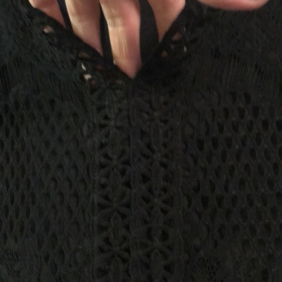 Altar'd State Maxi Dress,Black lace Large - Picture 6 of 14